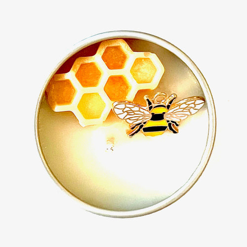 Blushbeam Milk & Honey Soy Candle – Artisan Scented Candle