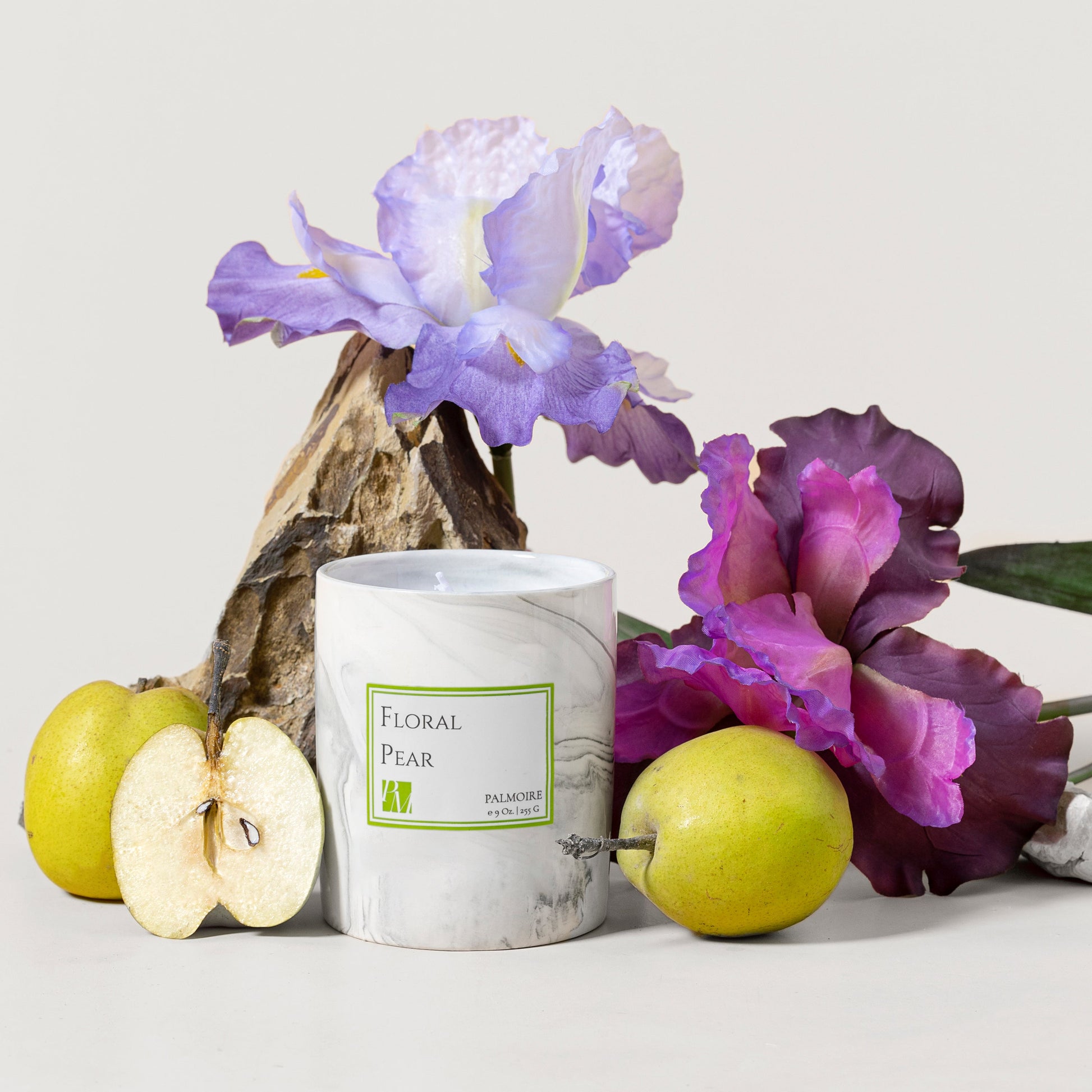 Blushbeam Ceramic Bloom Candle – Melon & Rose