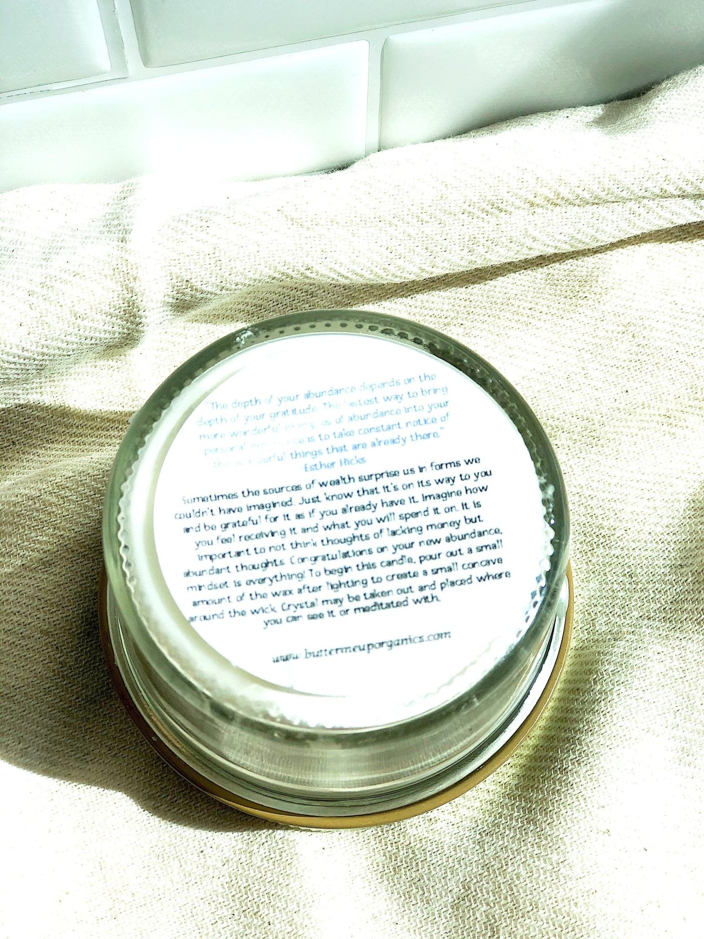 Blushbeam Abundance Candle / Ritual Candle - Blushbeam.co.uk