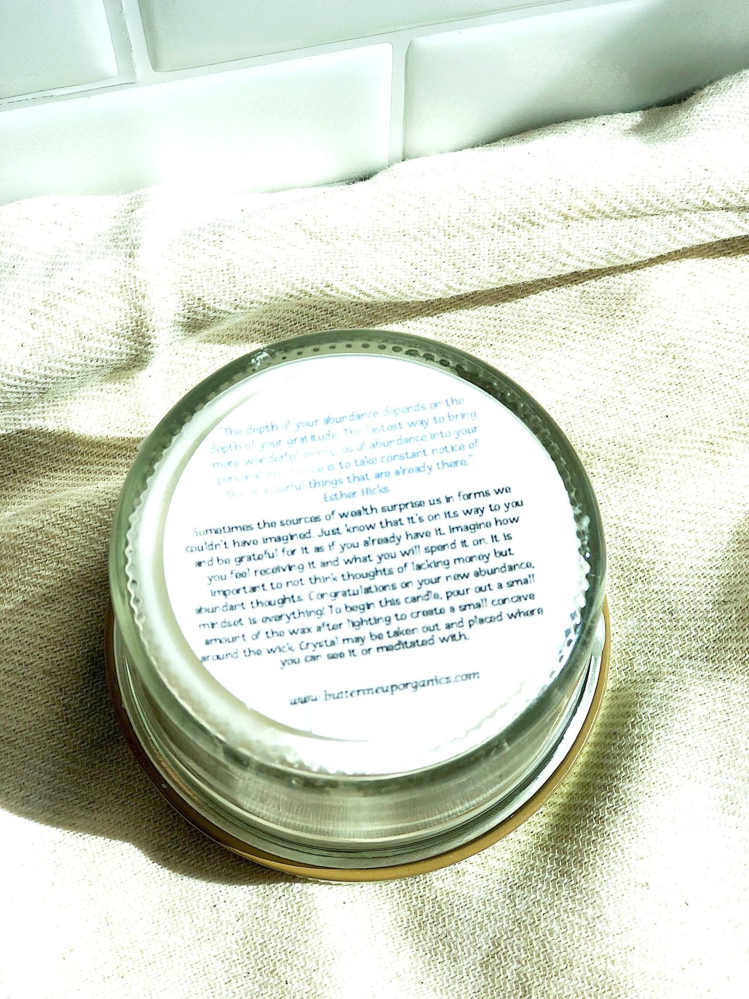 Blushbeam Abundance Candle / Ritual Candle - Blushbeam.co.uk