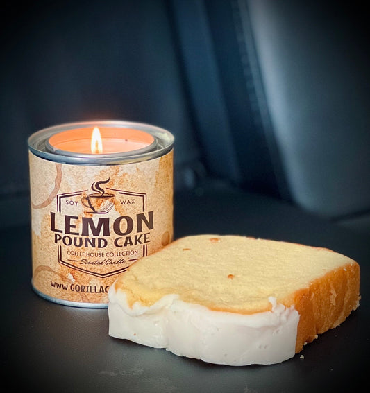 Blushbeam Lemon Pound Cake Scented Candle - Blushbeam.co.uk