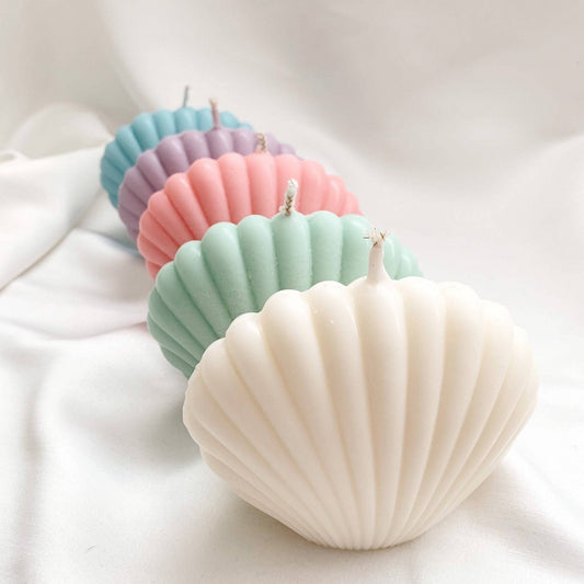 Blushbeam Seashell Candle – Cute Soy Wax Home Décor Candle - Blushbeam.co.uk